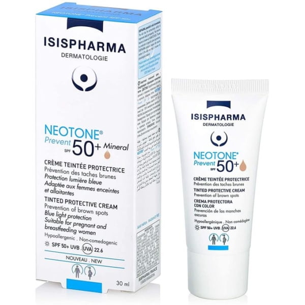 Isispharma Neotone Prevent Spf50+ Minéral Crème Teintée Protectrice 30ml H&O Parapharmacie - Algérie