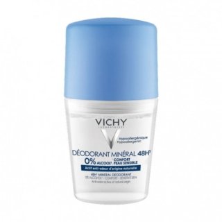 Vichy Détranspirant Déodorant Minéral 48H Roll-On 50ml H&O Parapharmacie - Algérie