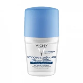 Vichy Détranspirant Déodorant Minéral 48H Roll-On 50ml H&O Parapharmacie - Algérie