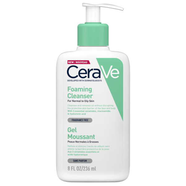 CeraVe Gel nettoyant moussant 236ml H&O Parapharmacie - Algérie