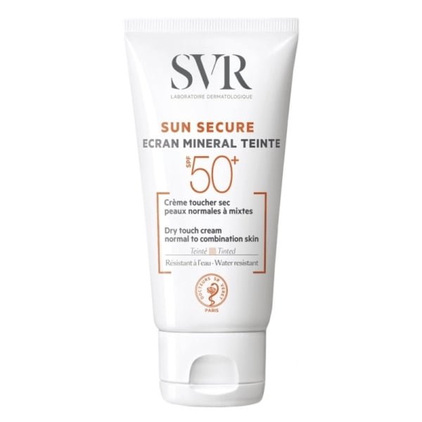 SVR Sun Secure Ecran Minéral Teinté SPF50+ Crème Toucher Sec | 50ml H&O Parapharmacie - Algérie