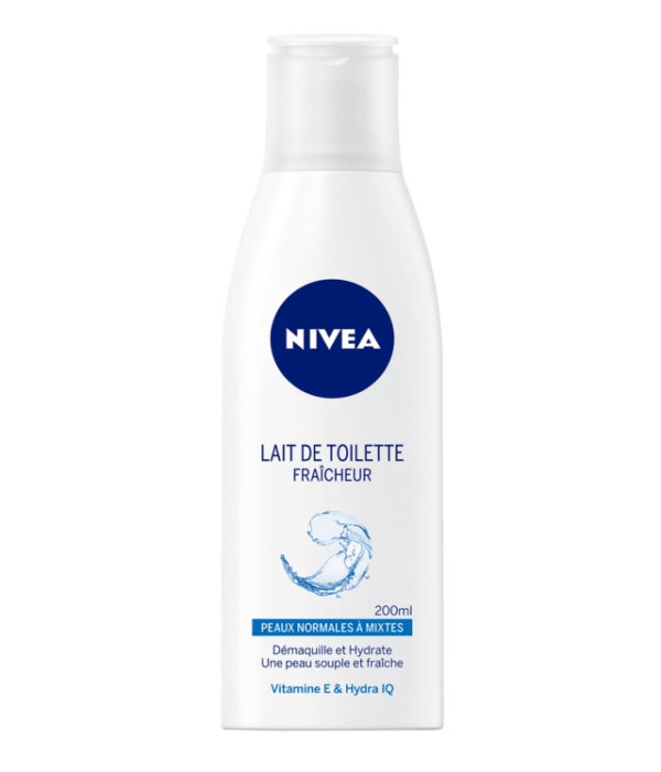 LAIT DE TOILETTE FRAICHEUR NORMAL-NIVEA H&O Parapharmacie - Algérie