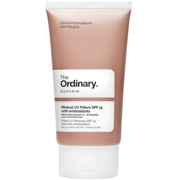 THE ORDINARY  Filtres UV Minéraux SPF 15 avec des Antioxydants Ecran Solaire 50ml H&O Parapharmacie - Algérie
