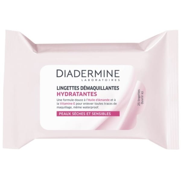 LINGETTES DEMAQUILLANTES HYDRATANTES – DIADERIMNE H&O Parapharmacie - Algérie