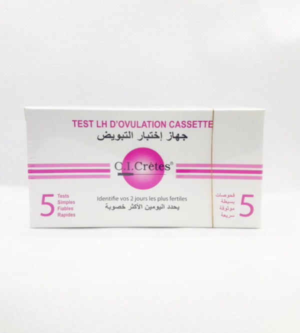 5 Test d’ovulation Cassette- C.I.Crêtes H&O Parapharmacie - Algérie