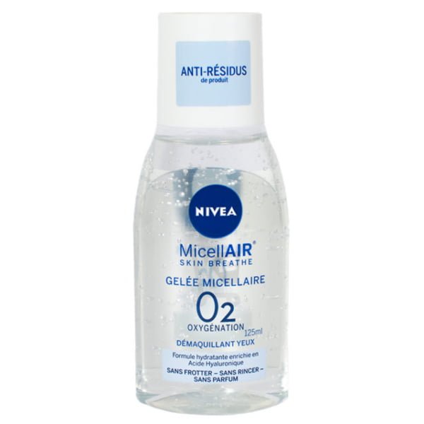 Gelée Démaquillante Micellaire Yeux O2 125ml Nivea H&O Parapharmacie - Algérie