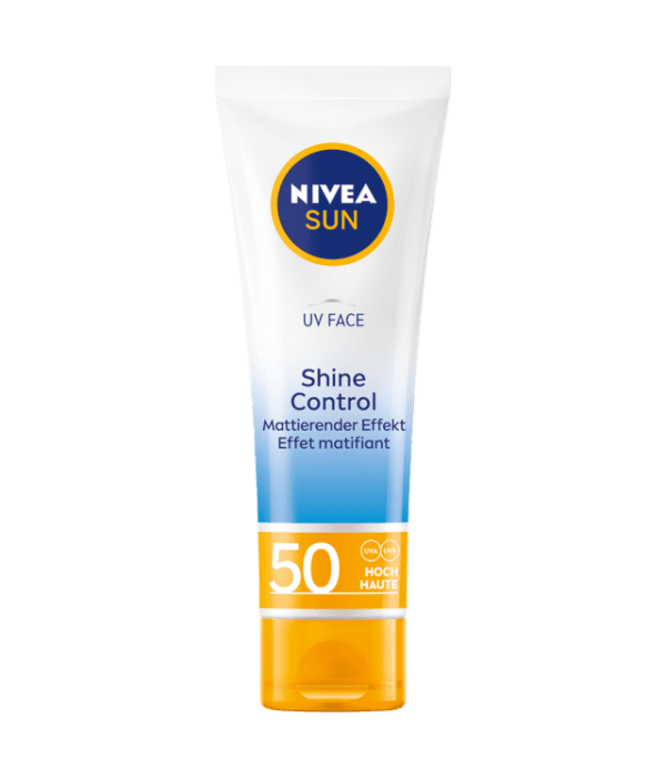 Sun UV Visage Shine Control SPF50 50ml Nivea H&O Parapharmacie - Algérie