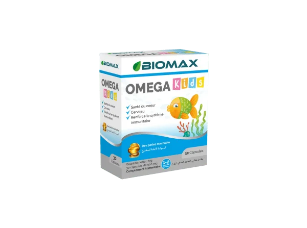 Omega Kids 30 Capsules – BIOMAX H&O Parapharmacie - Algérie