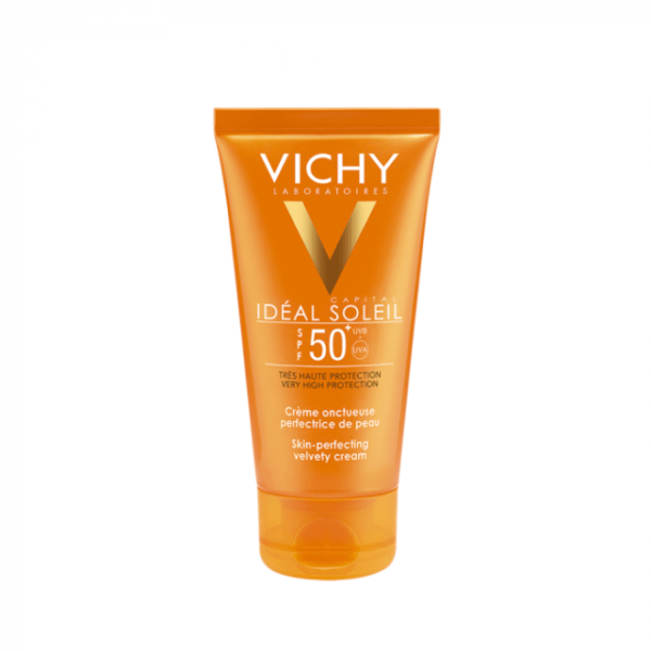 VICHY IDEAL SOLEIL CRÈME ONCTUEUSE PERFECTRICE DE PEAU SPF 50+ H&O Parapharmacie - Algérie