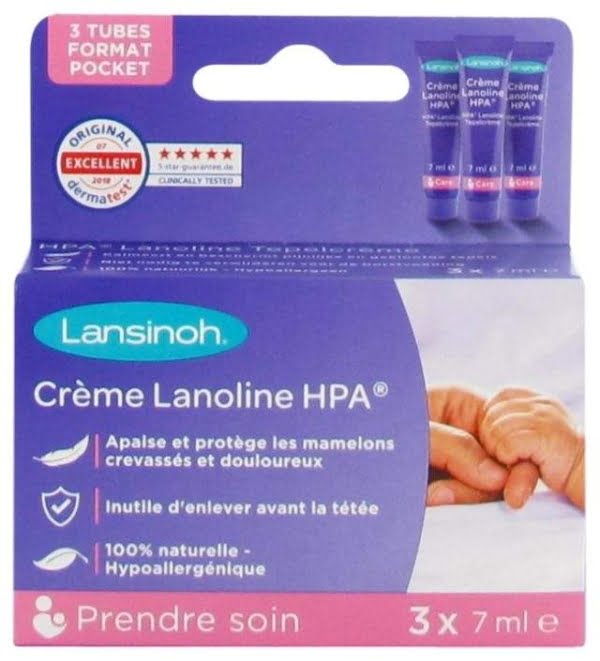 Crème Lanoline HPA Pour Mamelons 3 x 7 ml Lansinoh H&O Parapharmacie - Algérie