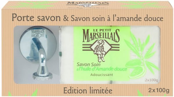 Porte Savon et 2 Savons à l’Huile Amande Douce 200 gr Le Petit Marseillais H&O Parapharmacie - Algérie