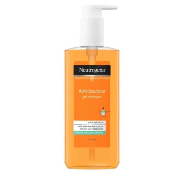 Gel Nettoyant Anti-Boutons à l’acide salicylique 200ml Neutrogena H&O Parapharmacie - Algérie