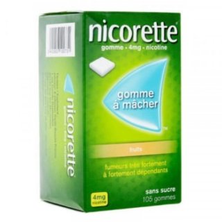 NICORETTE 4MG 105 GOMMES FRUIT H&O Parapharmacie - Algérie