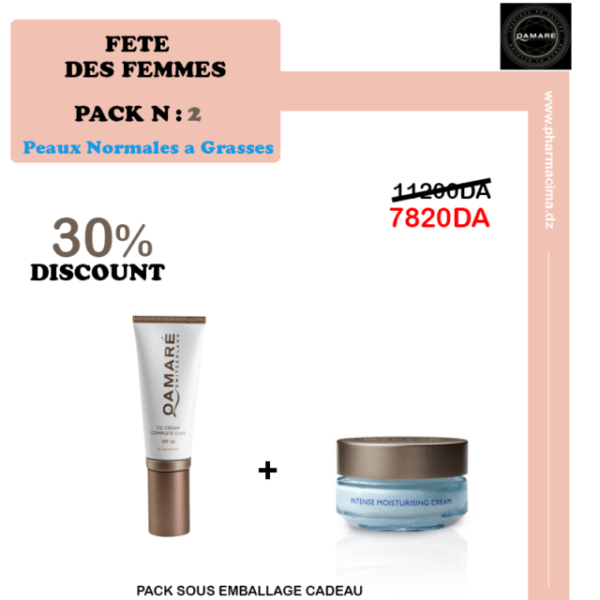 Pack promo Fête des Mères peaux normales a grasses Qamare H&O Parapharmacie - Algérie