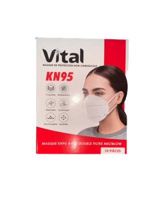 KN95 MASQUE – 10 UNITES VITAL H&O Parapharmacie - Algérie