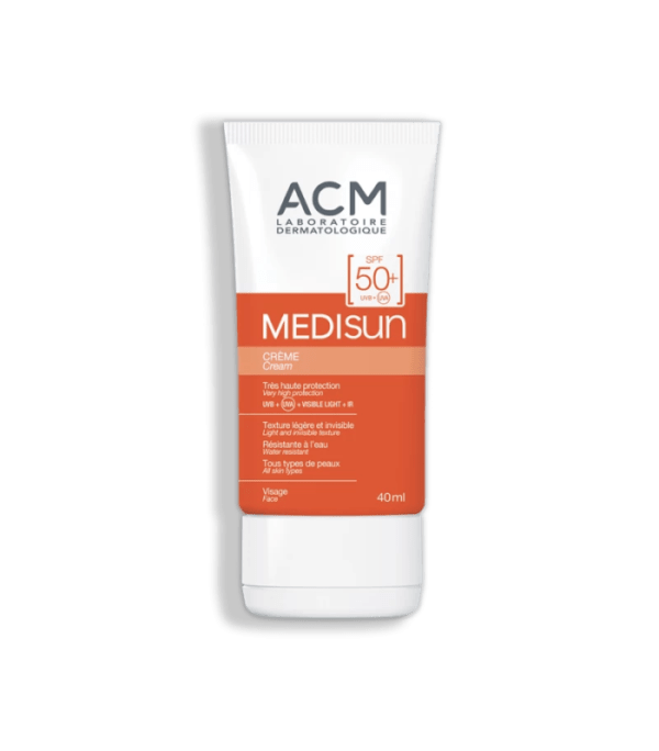 ACM – MEDISUN CREME – SPF 50+ Crème solaire invisible H&O Parapharmacie - Algérie