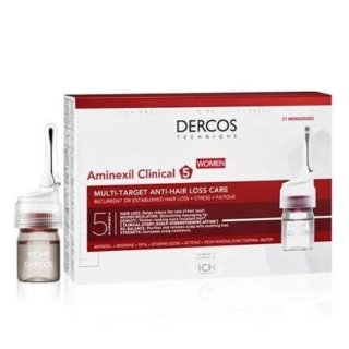 Vichy- Dercos Aminexil Clinical 5 Femme 21 fioles H&O Parapharmacie - Algérie Vichy- Dercos Aminexil Clinical 5 Femme 21 fioles H&O Parapharmacie - Algérie