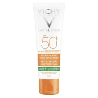 Capital Soleil SPF 50+ Crème Matifiante 3-en-1 Vichy 50 ml H&O Parapharmacie - Algérie Capital Soleil SPF 50+ Crème Matifiante 3-en-1 Vichy 50 ml H&O Parapharmacie - Algérie