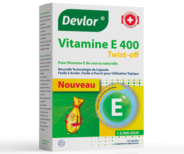 DEVLOR – VITAMINE E 400 TWIST-OFF H&O Parapharmacie - Algérie