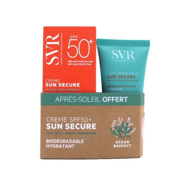 PARTAGEZ CE PRODUITSVR SUN Secure Crème SPF50+ et Lait Après-Soleil (50ml+50ml) H&O Parapharmacie - Algérie