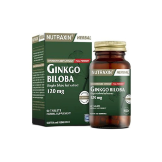 Nutraxin – Ginkgo Biloba 120mg ( 60 comprimés) H&O Parapharmacie - Algérie