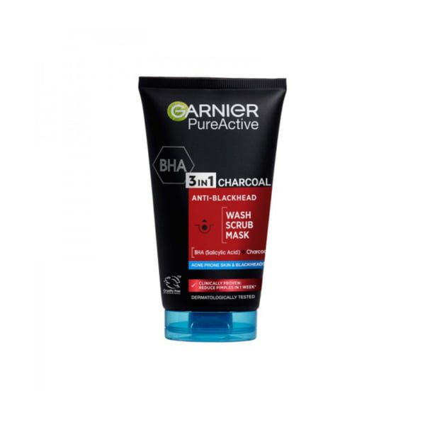 GARNIER Pure Active Nettoyant 3 en 1 Au Charbon Anti-Points 150ml H&O Parapharmacie - Algérie