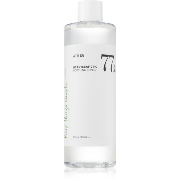 Anua Heartleaf 77% Soothing Toner 500 ml H&O Parapharmacie - Algérie