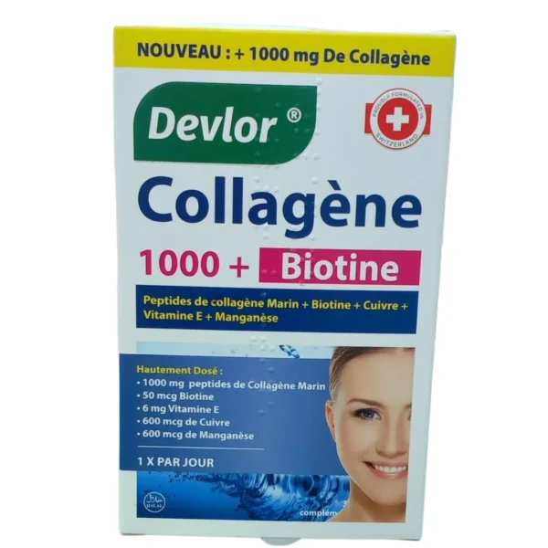 DEVLOR collagène 1000+ biotine H&O Parapharmacie - Algérie