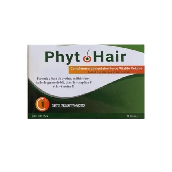 Phyto Hair Beauté De Cheveux Et Ongles 1 Mois De Soin 30 Gélules H&O Parapharmacie - Algérie