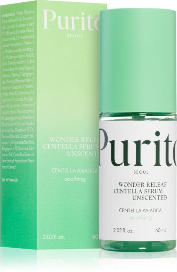 Purito Wonder Releaf Centella Serum Unscented 60 ml H&O Parapharmacie - Algérie