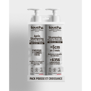 touché skincare Pack shampooing et après-shampooing pousse et croissance H&O Parapharmacie - Algérie