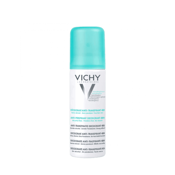 VICHY Deodorant Anti Transpirant 48h Anti Traces 125ML H&O Parapharmacie - Algérie