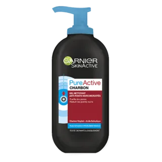 GARNIER PURE ACTIVE GEL NETTOYANT CHARBON 200 ML H&O Parapharmacie - Algérie