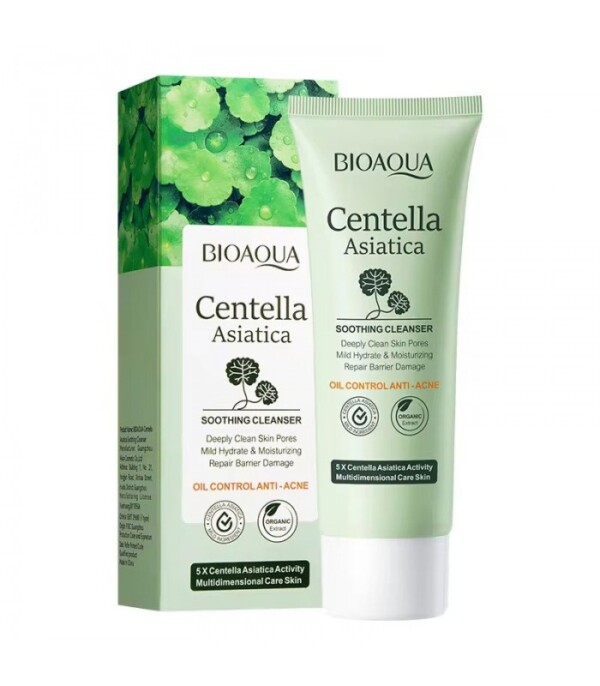 BIOAQUA Centella Asiatica Soothing Face Cleanser Oil Control Anti-Acne H&O Parapharmacie - Algérie