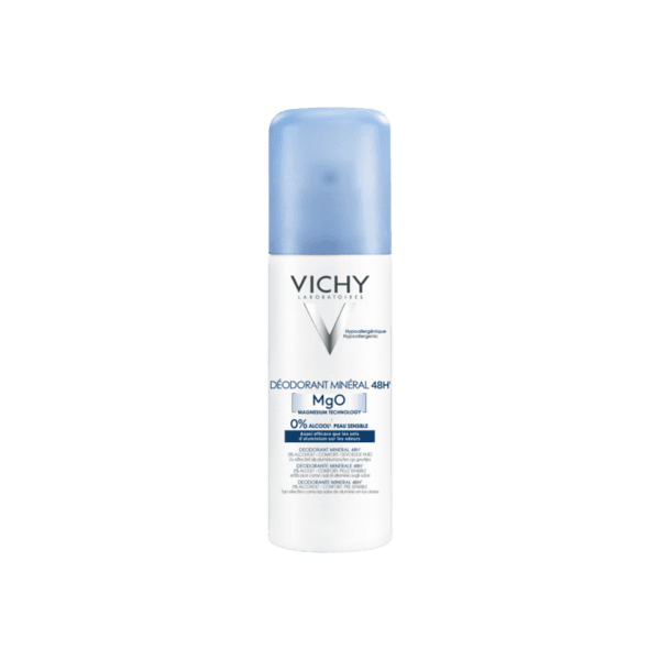 Vichy déodorant minéral 48h MgO aérosol 125ml H&O Parapharmacie - Algérie