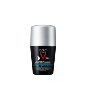 VICHY HOMME – INVISIBLE RESIST – Déodorant Détranspirant 72h Anti-Taches Anti-Irritations – Peaux Sensibles, 50ml H&O Parapharmacie - Algérie