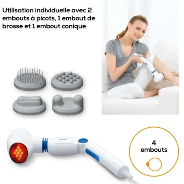 Beurer Appareil De Massage à Infrarouge – MG 40 H&O Parapharmacie - Algérie