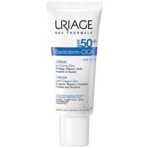 Uriage Une crème de soin réparateur et protecteur Bariéderm Cica-Crème SPF50+ -40ml- H&O Parapharmacie - Algérie
