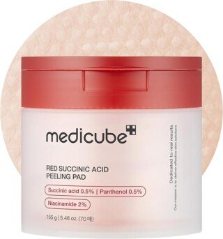 medicube RED SUCCINIC ACID PEELING PAD H&O Parapharmacie - Algérie