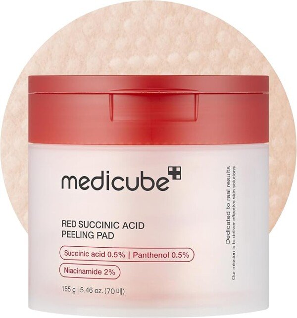 medicube RED SUCCINIC ACID PEELING PAD H&O Parapharmacie - Algérie