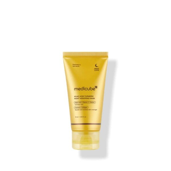 medicube KOJIC ACID TURMERIC NIGHT WRAPPING MASK H&O Parapharmacie - Algérie