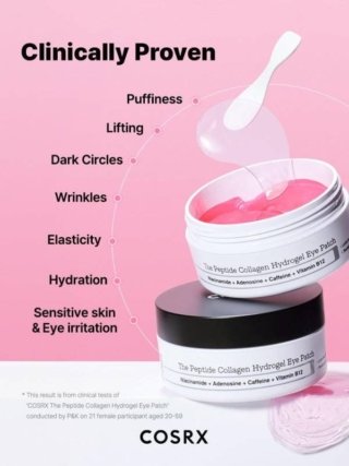 Cosrx The Peptide Collagen Hydrogel Eye Patch H&O Parapharmacie - Algérie