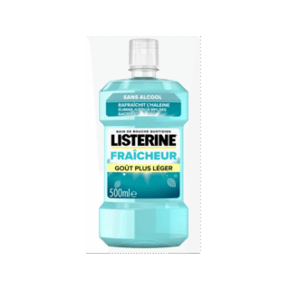 Listerine bain de bouche fraicheur goût plus léger 500ml H&O Parapharmacie - Algérie