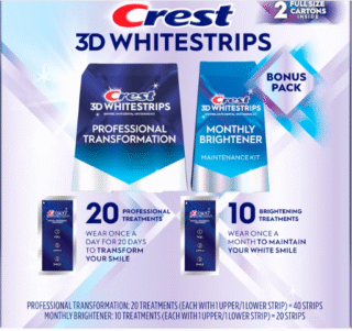 Crest 3D Whitestrips 20 Professional Treatments with 10 Bonus Brightening Treatments H&O Parapharmacie - Algérie Crest 3D Whitestrips 20 Professional Treatments with 10 Bonus Brightening Treatments H&O Parapharmacie - Algérie