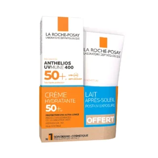 LA ROCHE-POSAY ANTHELIOS UVMUNE 400 SPF50+ Crème Hydratante 50ml+ Lait Après-Soleil Offert H&O Parapharmacie - Algérie LA ROCHE-POSAY ANTHELIOS UVMUNE 400 SPF50+ Crème Hydratante 50ml+ Lait Après-Soleil Offert H&O Parapharmacie - Algérie