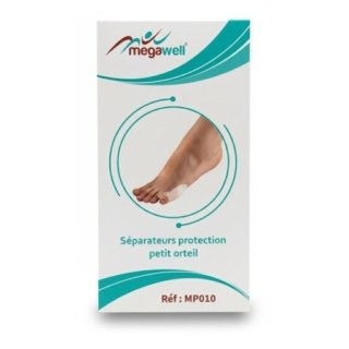 MEGAWELL Séparateur Protecteur Petit Orteil en Silicone H&O Parapharmacie - Algérie