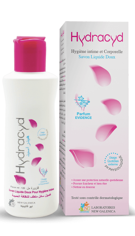 HYDRACYD Savon liquide doux pour l’hygiène intime 120ml H&O Parapharmacie - Algérie HYDRACYD Savon liquide doux pour l’hygiène intime 120ml H&O Parapharmacie - Algérie