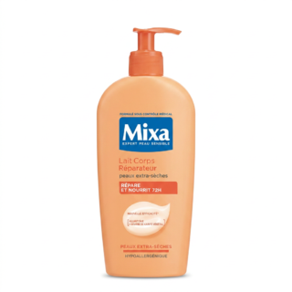 Mixa – Lait Corps Réparateur – Répare et Nourrit intensément – 400ml H&O Parapharmacie - Algérie