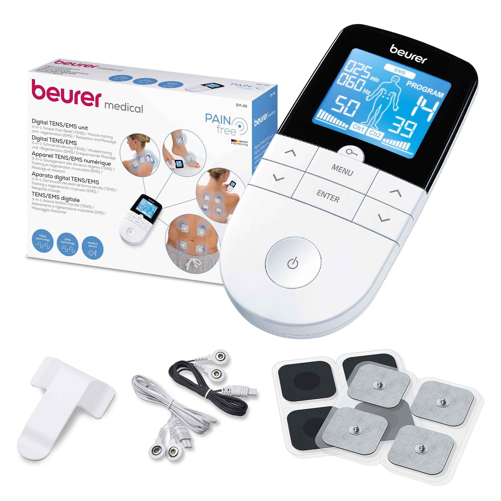 BEURER EM 49Electrostimulateur TENS/EMS numérique H&O Parapharmacie - Algérie BEURER EM 49Electrostimulateur TENS/EMS numérique H&O Parapharmacie - Algérie