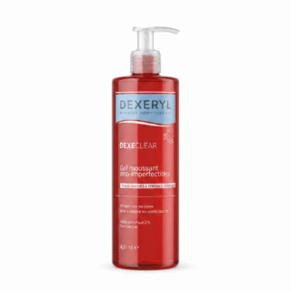 Dexeryl – Dexeclear Gel moussant anti-imperfections – Nettoie et désincruste les pores – 400ml H&O Parapharmacie - Algérie